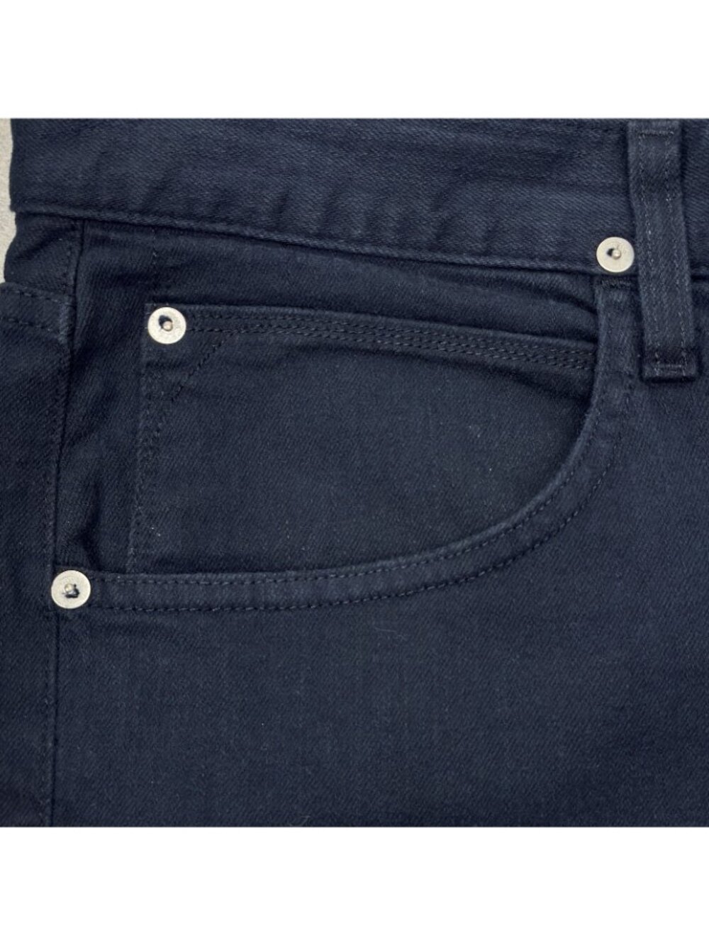 Hudson Men’s 36x34 Byron 5-Pocket Straight Zip Fly Stretch Jeans Navy NM255ZZAT - Picture 6 of 14